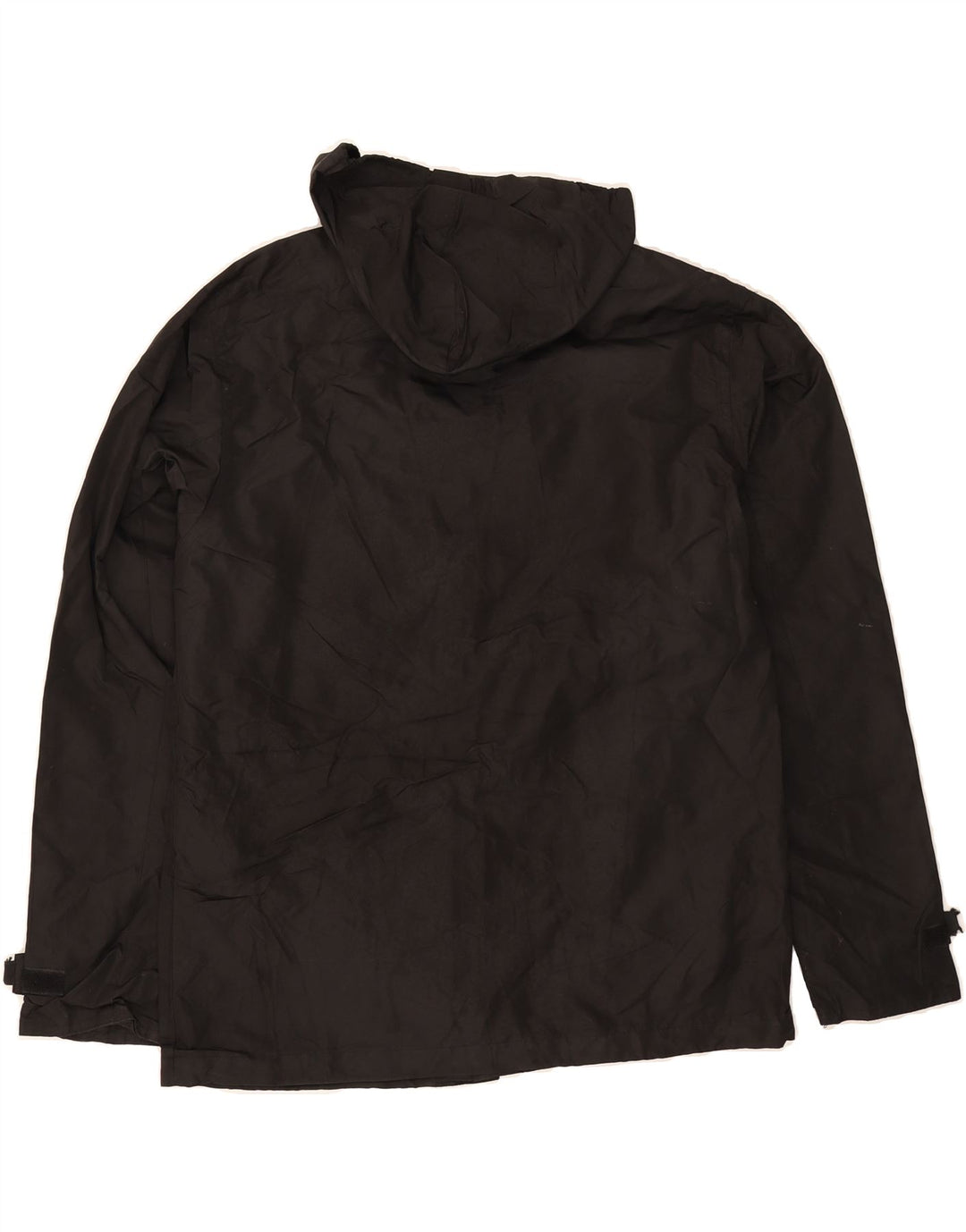 MOUNTAIN WAREHOUSE Mens Hooded Rain Jacket UK 36 Small Black Polyester Vintage Mountain Warehouse and Second-Hand Mountain Warehouse from Messina Hembry 