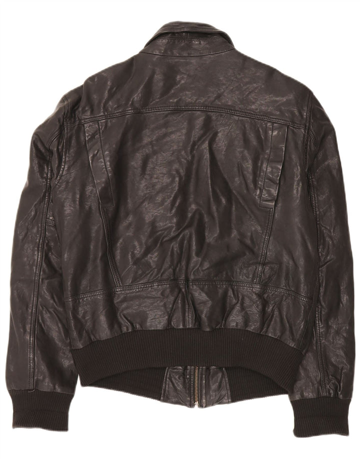 Giubbotto bomber militare vintage da uomo UK 40 grande nero