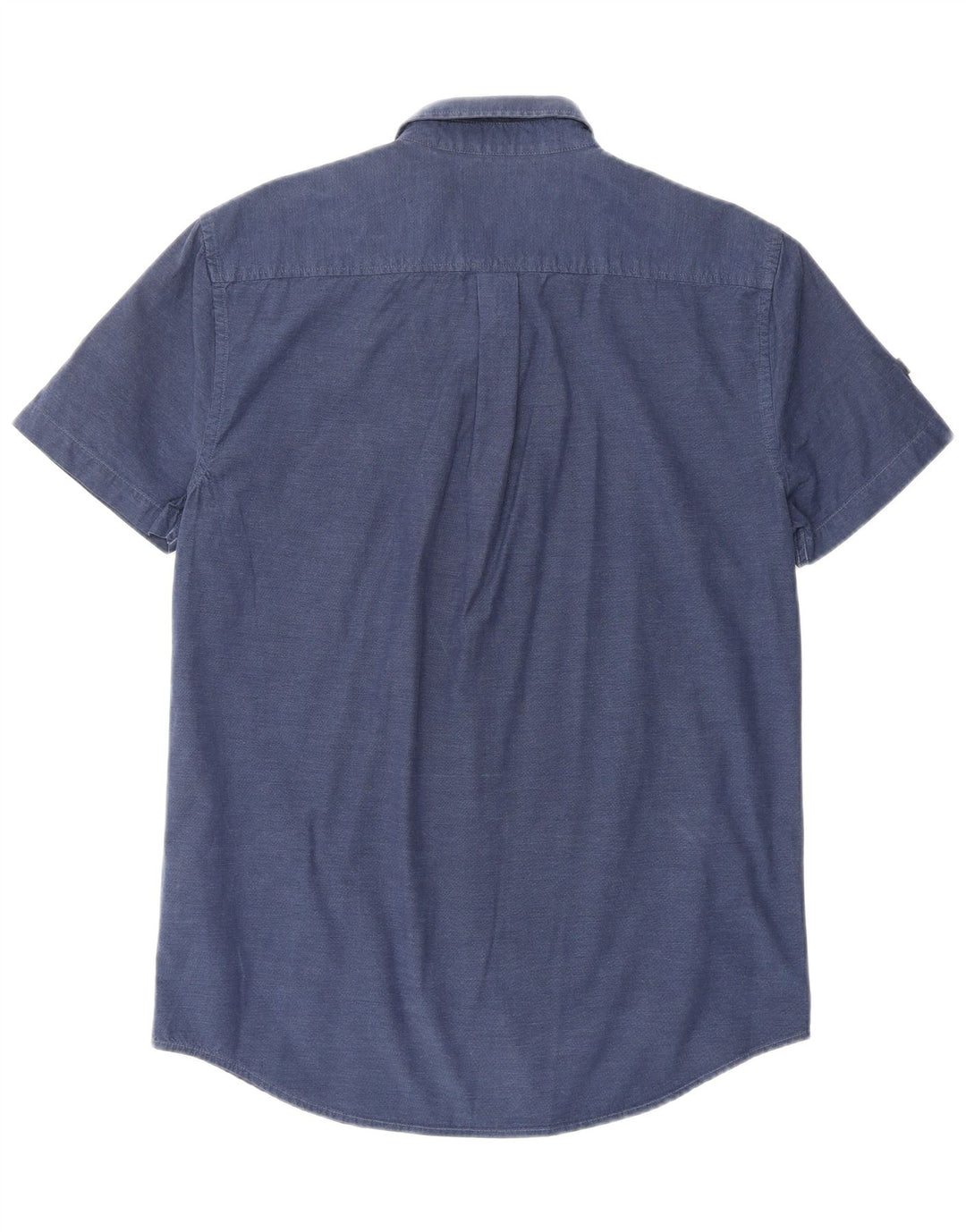 Camicia a maniche corte da uomo vestibilità regolare SUPERDRY in cotone blu navy medio