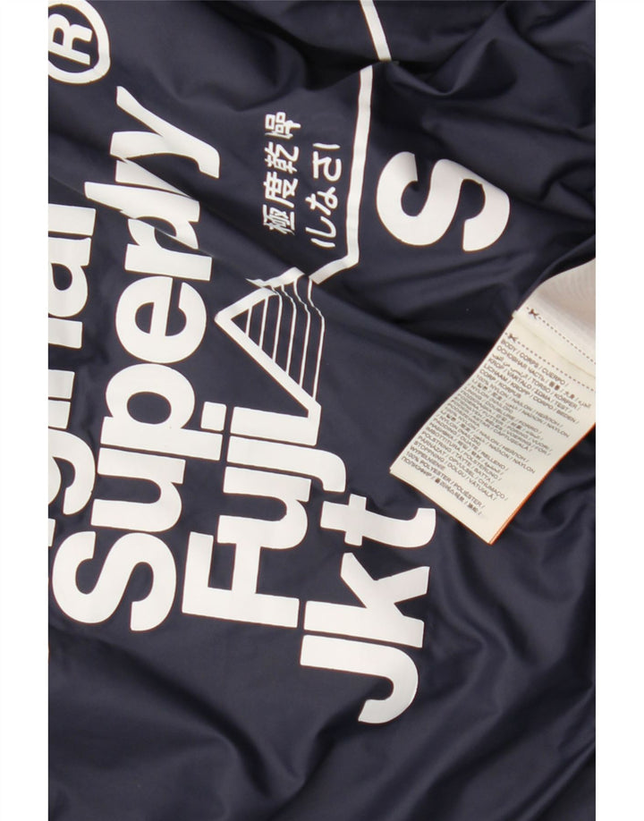 Giacca imbottita da donna SUPERDRY UK 10 piccola poliestere blu