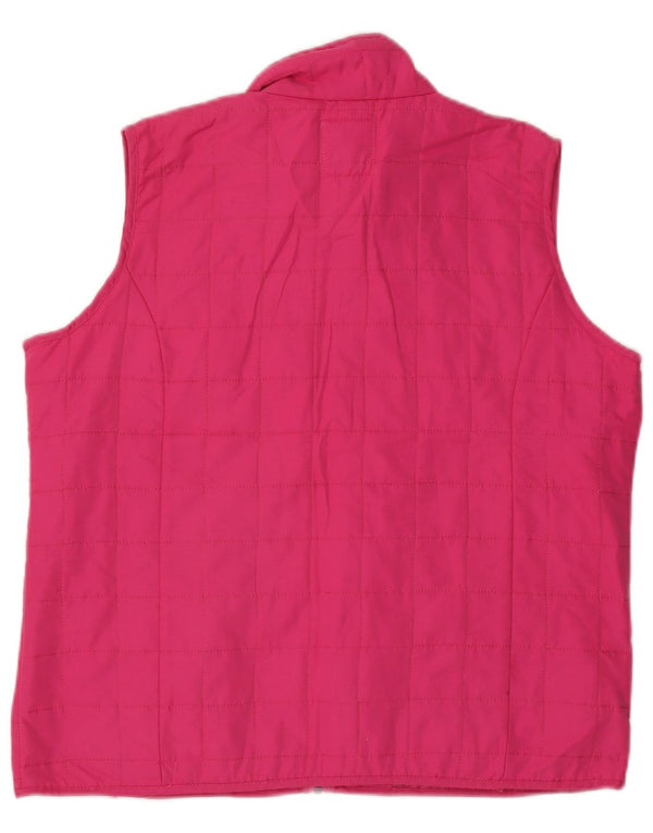Gilet imbottito da donna PACO UK 18 XL poliestere rosa