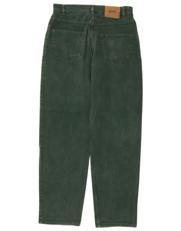 Jeans larghi da uomo Hugo Boss Arkansas W32 L32 cotone verde