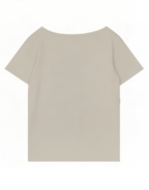 T-shirt grafica da donna Benetton Top UK 16 Large Bianca