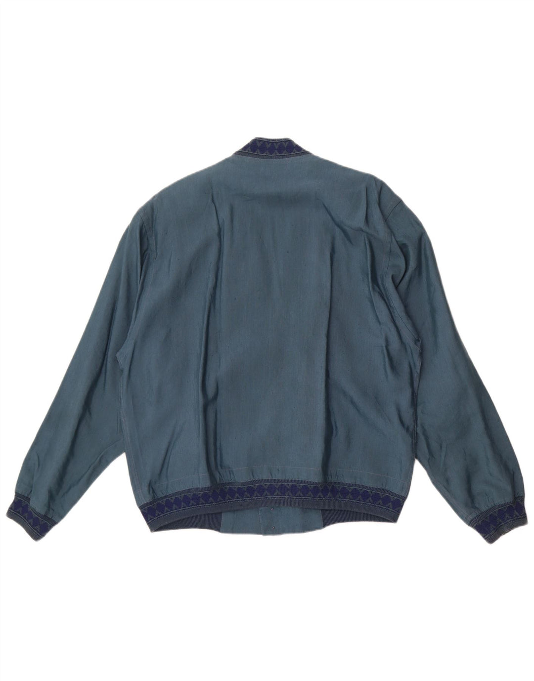 Bomber Uomo Bignami IT 48 Blu Medio Lino