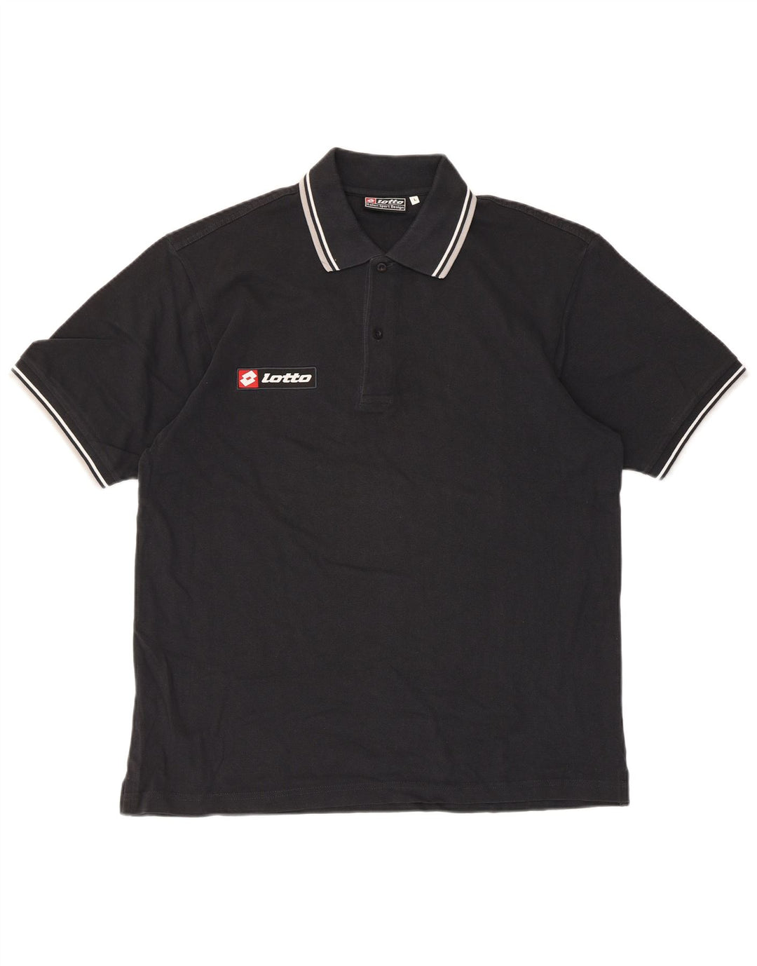 Polo da uomo Lotto Large nera