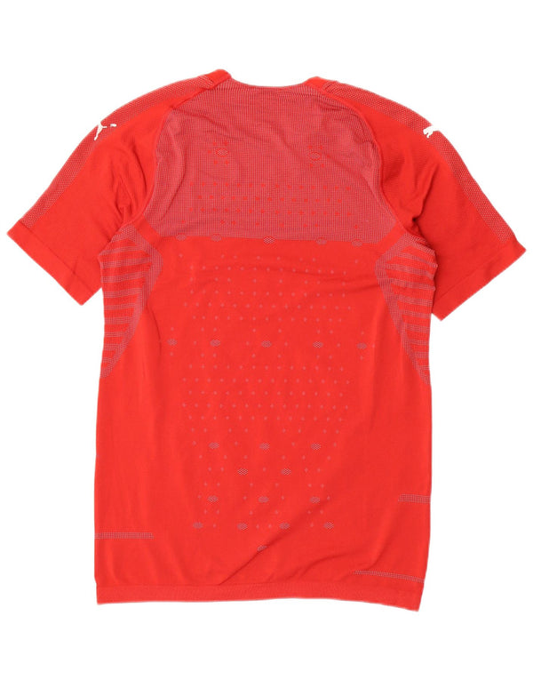 T-shirt grafica da uomo Puma Top a righe rosse grandi