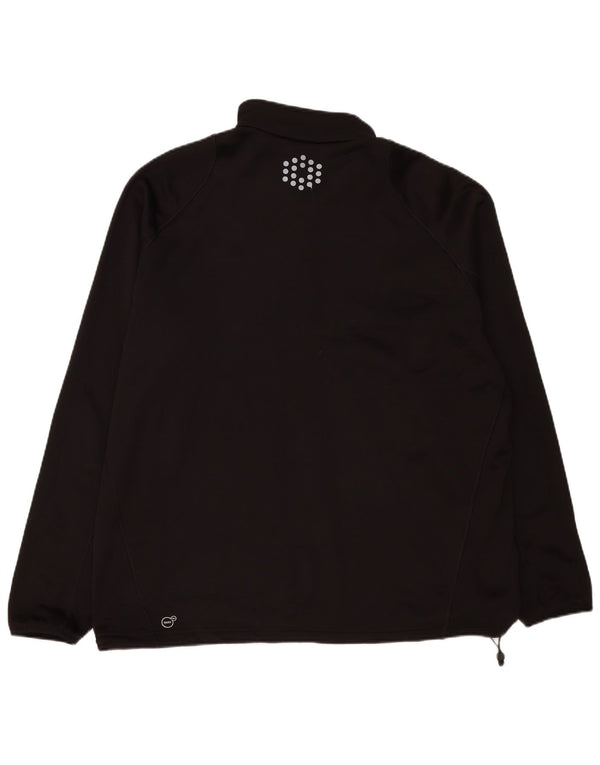 Top della tuta da ginnastica Puma da uomo con zip e collo 2XL Nera
