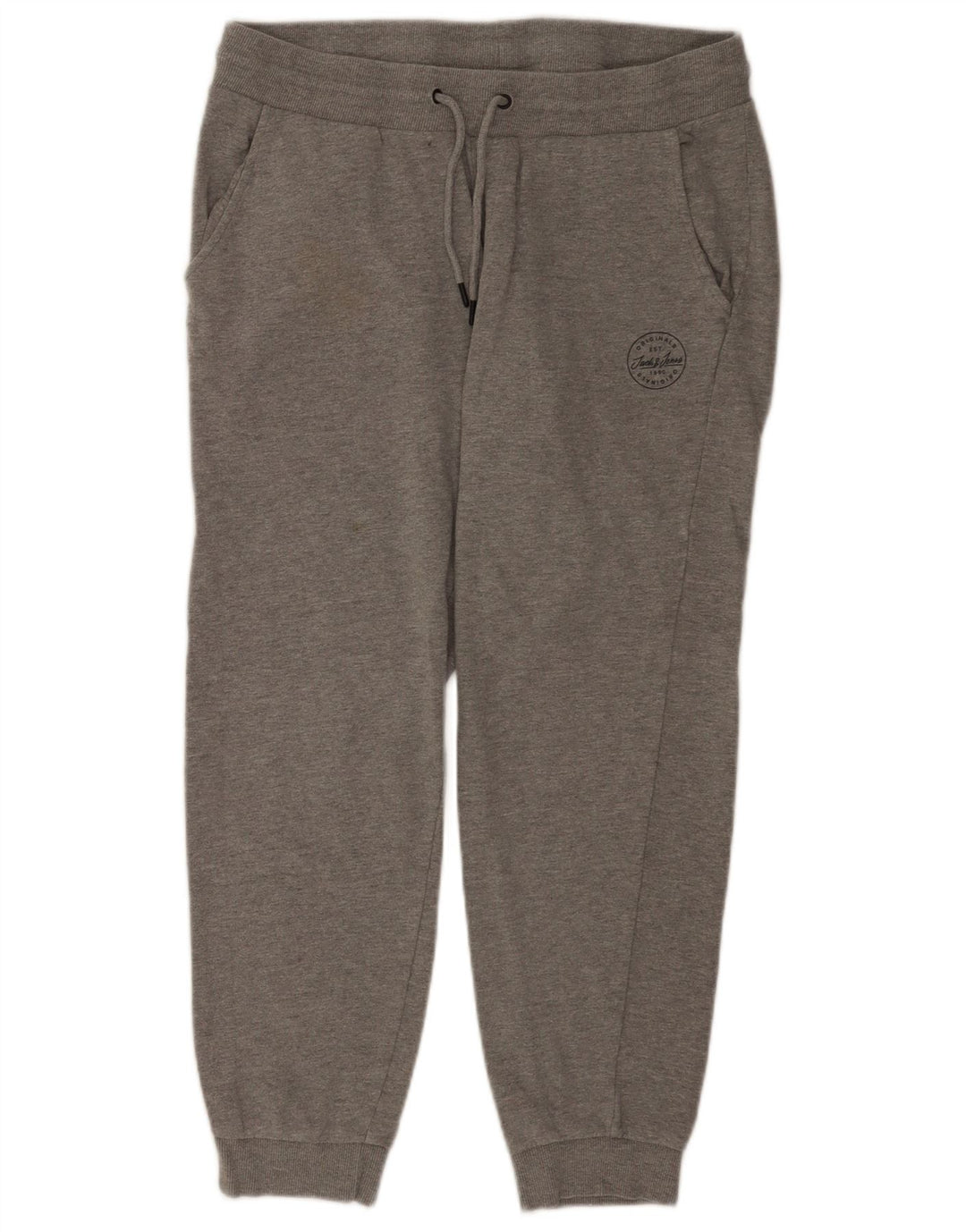 Jack & Jones Pantaloni da tuta da uomo Joggers Cotone chiazzato grigio medio