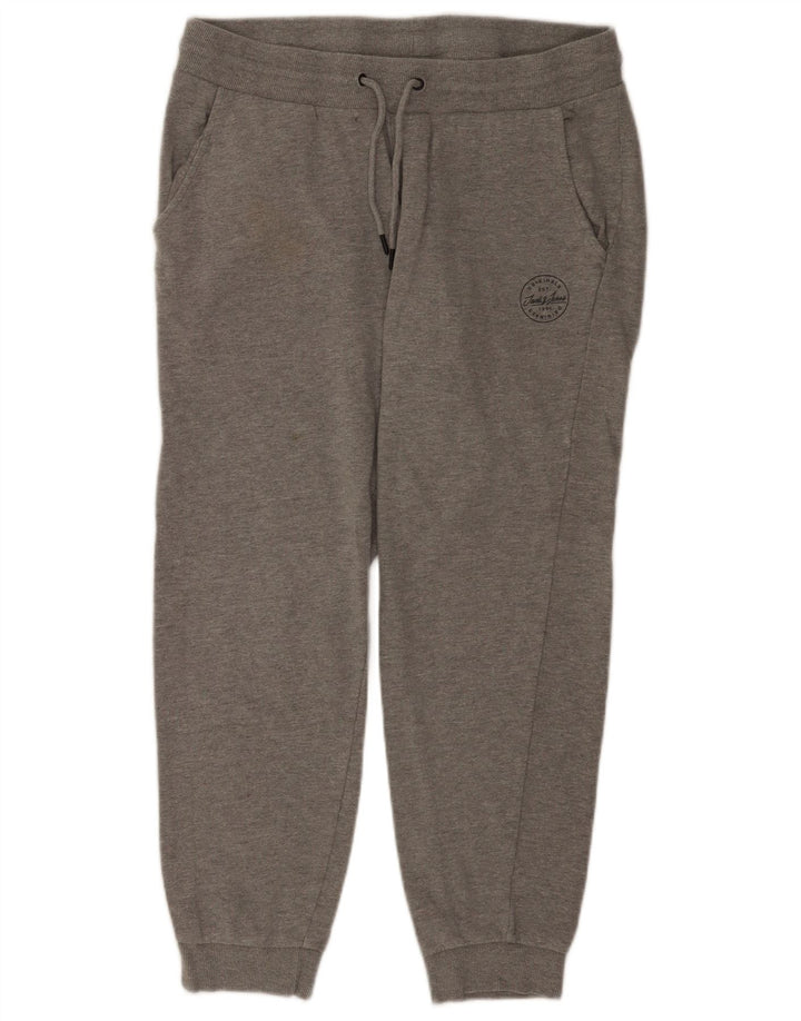 Jack & Jones Pantaloni da tuta da uomo Joggers Cotone chiazzato grigio medio