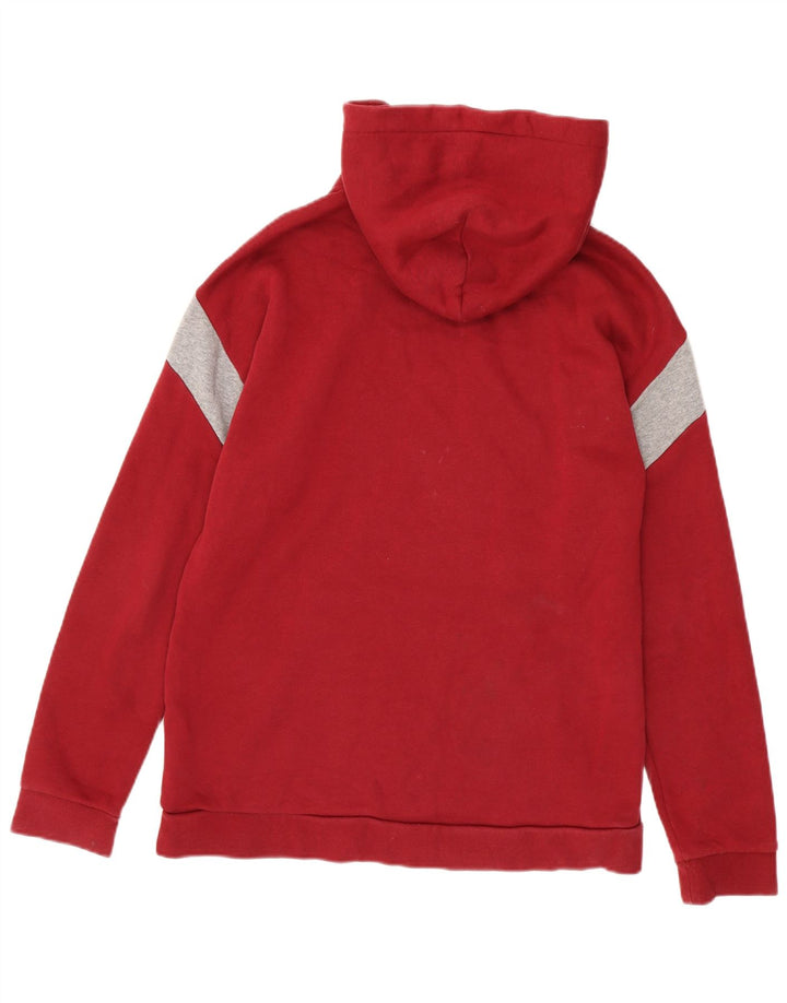 Maglia con cappuccio Nike da uomo in cotone rosso medio