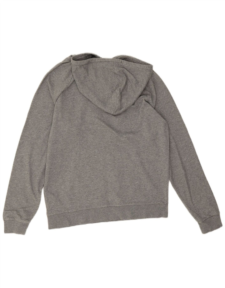 Felpa con cappuccio da uomo Under Armour in cotone chiazzato grigio medio