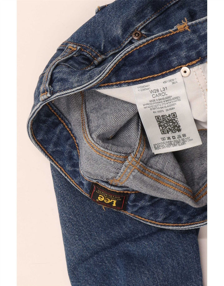 Jeans Lee Carol da uomo cropped W28 L25 cotone blu