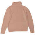 Maglione maglione a collo alto da donna Marks & Spencer UK 12 Acrilico rosa medio