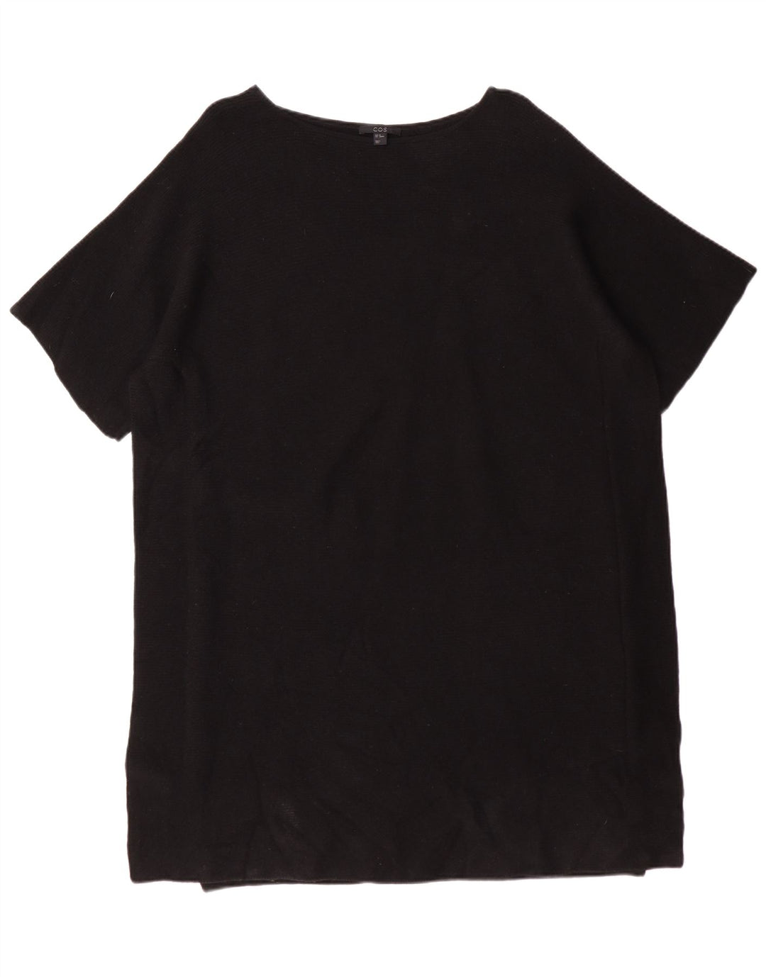 Cos Womens Jumper Dress UK 6 XS Black Wool