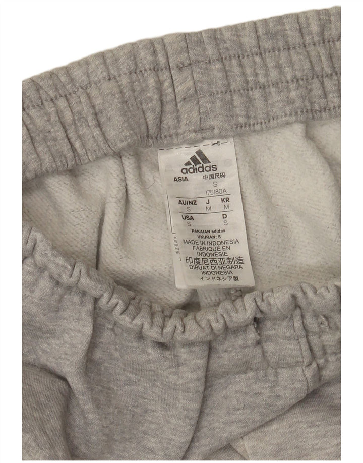 Pantaloni da tuta da uomo Adidas Joggers piccoli in cotone grigio