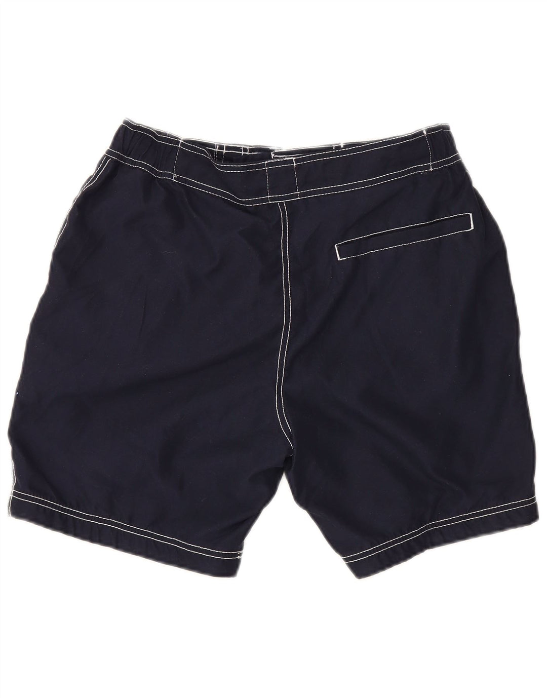 Pantaloncini da bagno regolari da uomo con grafica Superdry, grandi in poliestere blu navy