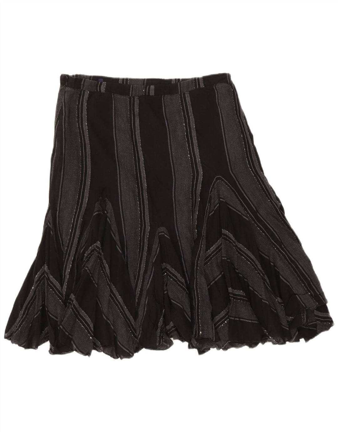 Gonna TRUSSARDI Donna A-Line IT 46 Large W32 Nera a Righe