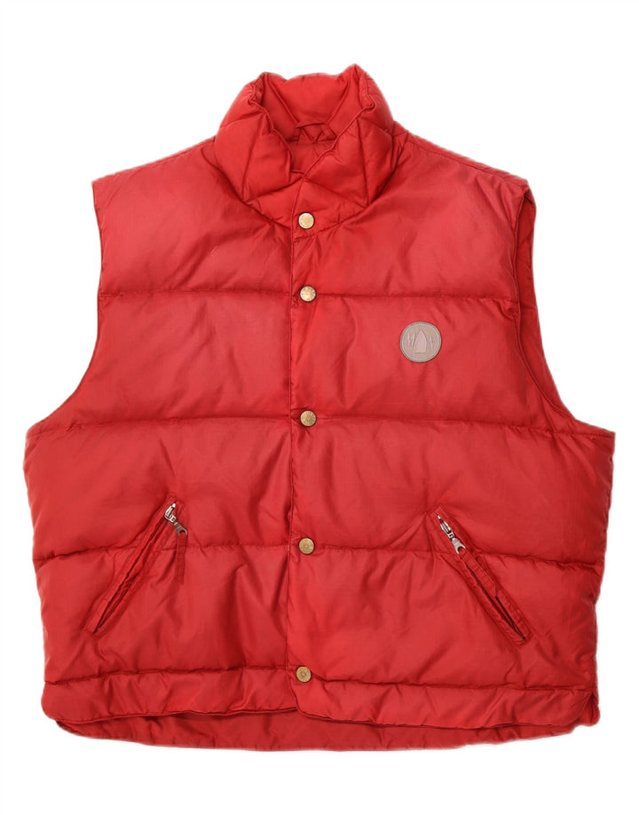 Gilet imbottito da uomo MURPHY & NYE UK 40 grande bordeaux in poliammide