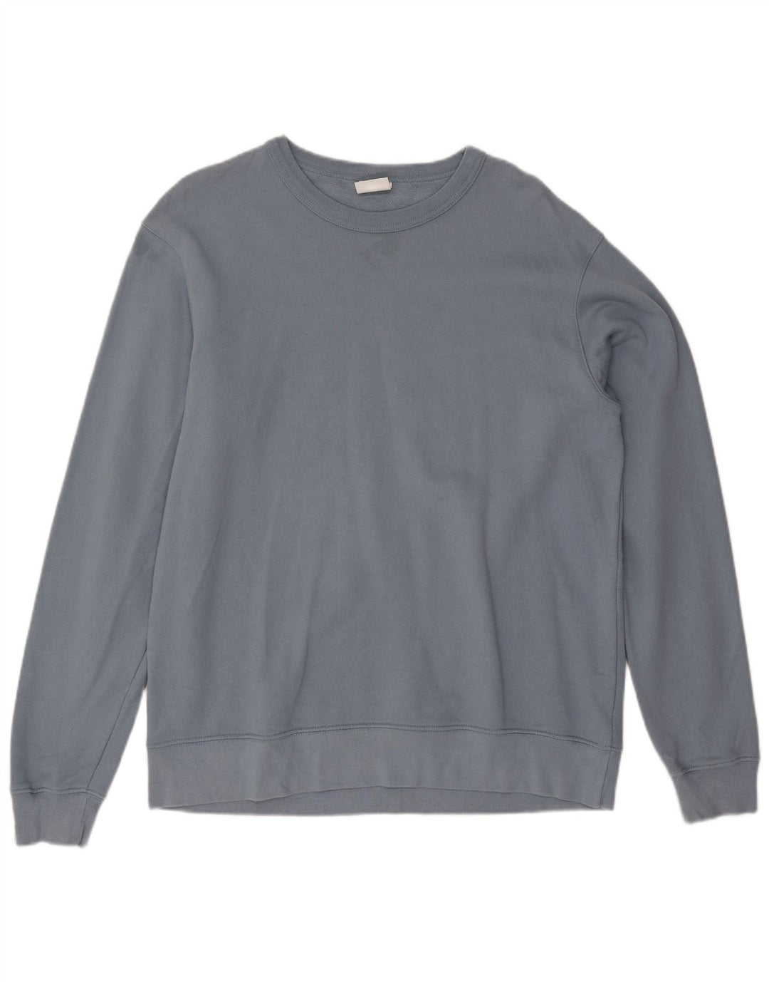 Felpa Zara Uomo Maglione Large Blu Cotone