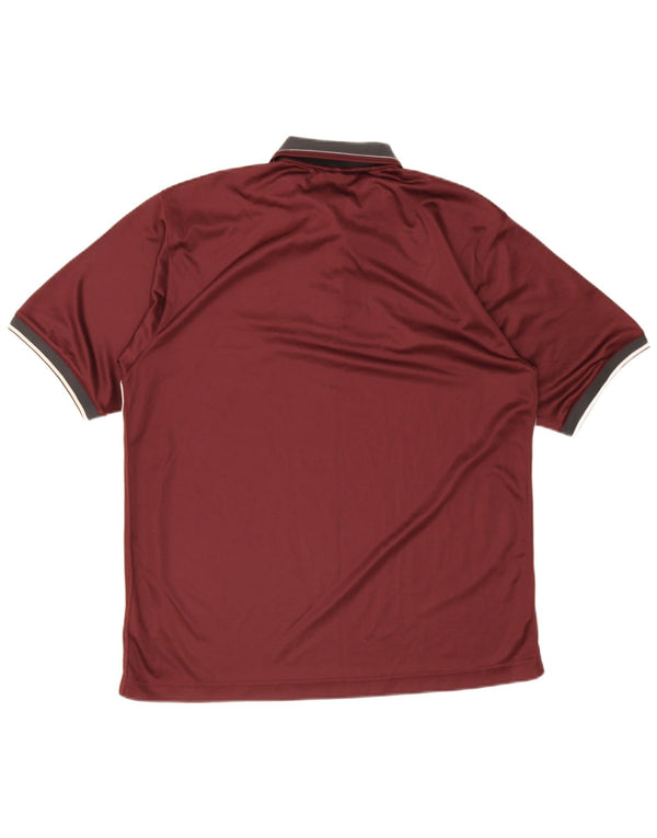 Polo da rugby da uomo Lotto UK 42/44 XL Poliestere marrone