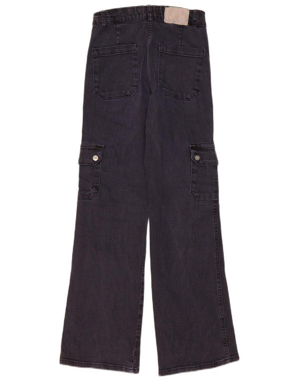 Jeans larghi cargo per ragazze Zara 13-14 anni W24 L28 Grigi