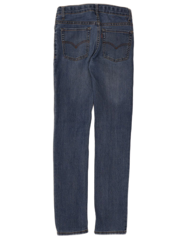 Levi's Girls 510 Skinny Jeans 11-12 anni W26 L28 Cotone blu