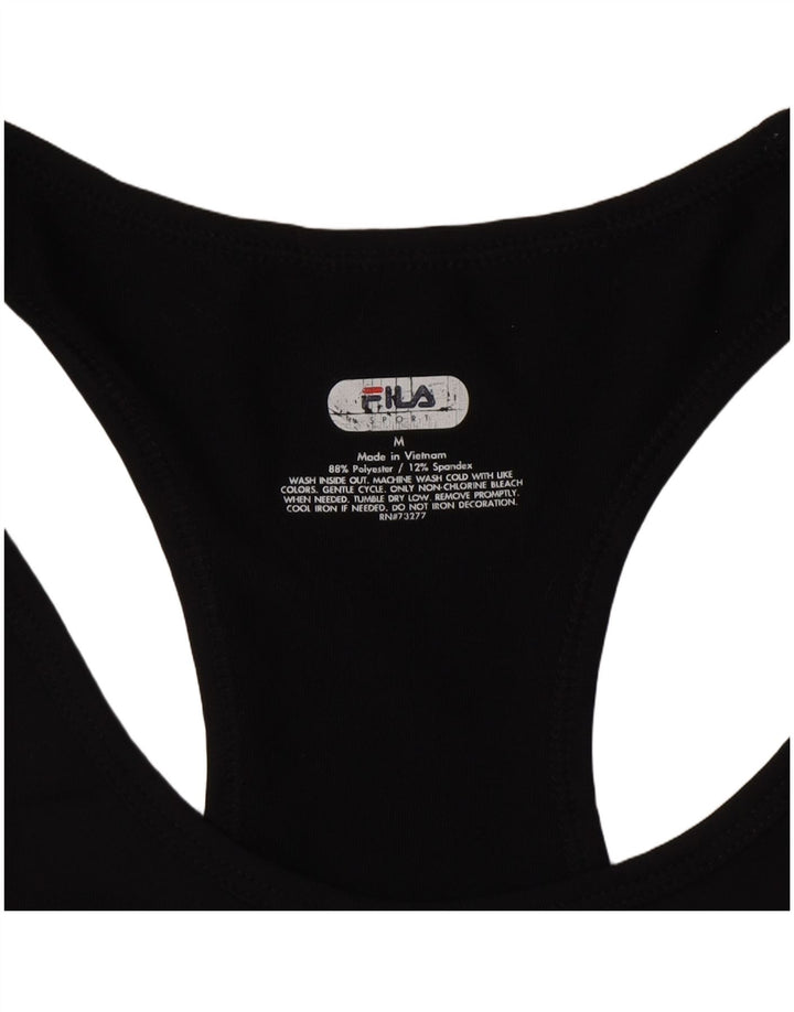Canotta da donna Fila UK 12 Poliestere floreale nero medio