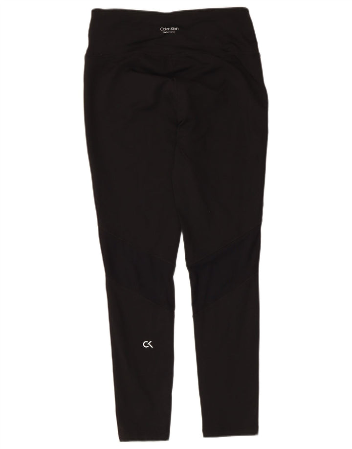 Leggings da donna Calvin Klein UK 12 nylon nero medio