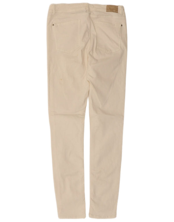 Jeans skinny da donna Zara EU 42 Large W32 L31 Bianco