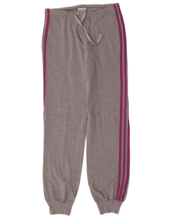 Pantaloni da tuta da donna Adidas Joggers UK 12 Cotone grigio medio