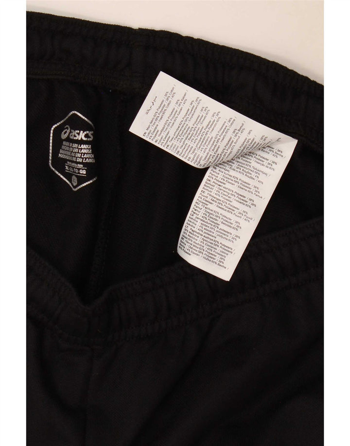 Pantaloni da tuta grafica da uomo Asics XL poliestere nero