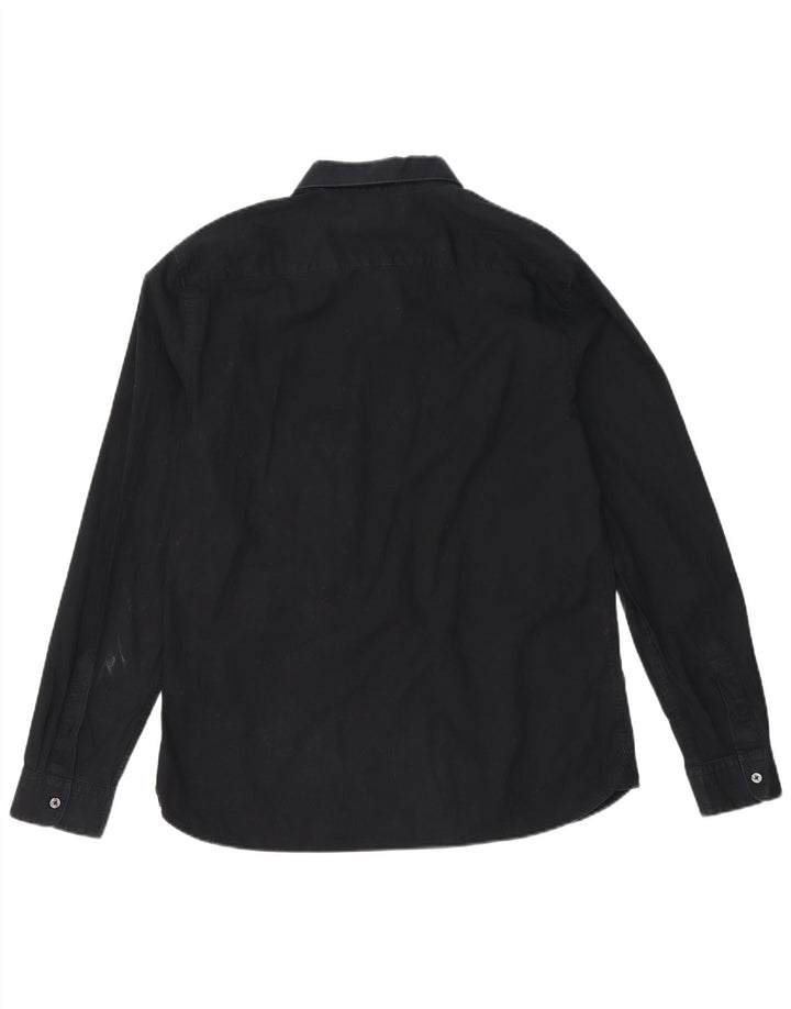 Camicia slim da uomo French Connection grande in cotone blu navy