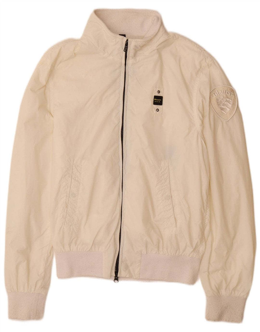Giubbotto bomber da donna BLAUER UK 14 medio bianco poliammide