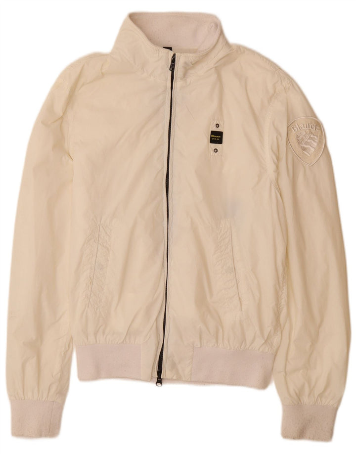 Giubbotto bomber da donna BLAUER UK 14 medio bianco poliammide