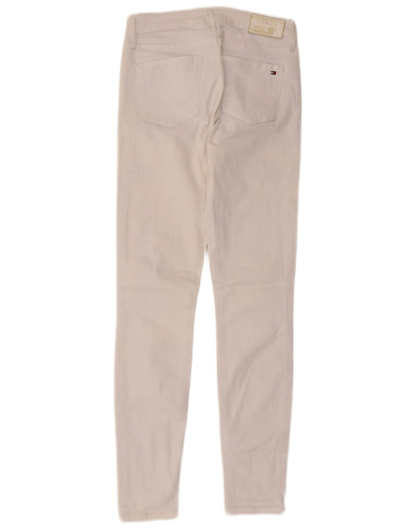 Jeans skinny Como da donna Tommy Hilfiger W28 L32 cotone bianco