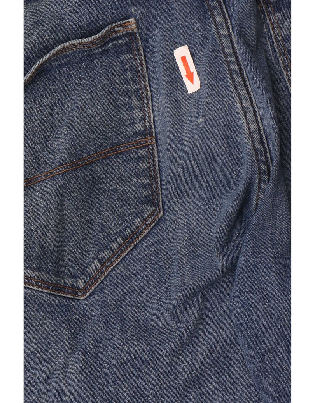 Jeans dritti da uomo Marks & Spencer W34 L29 cotone blu
