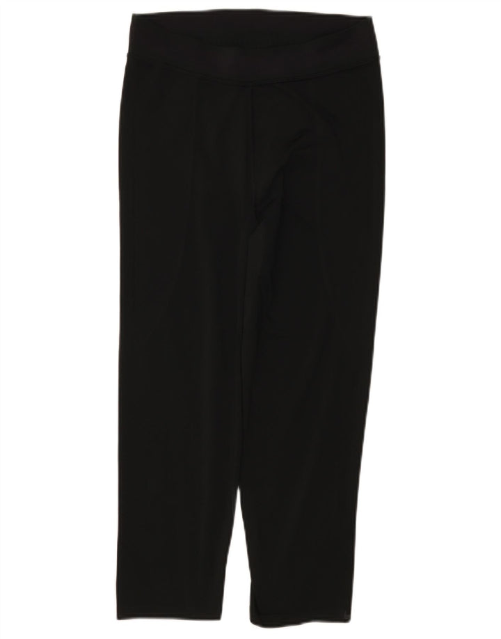 Leggings Capri da donna Nike UK 8/10 piccolo poliestere nero