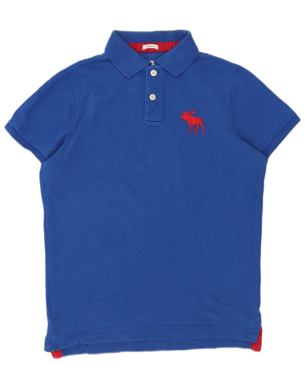 Polo da uomo Abercrombie & Fitch XL Blu