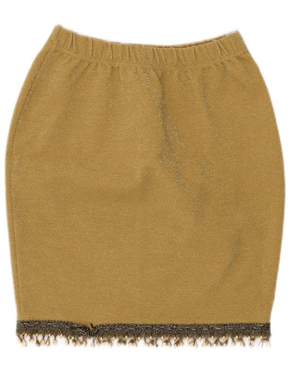 Gonna a tubino da donna Egon Von Furstenberg W24 XS sintetica dorata