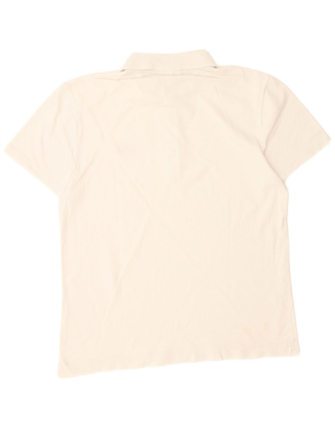 Polo da uomo slim fit Lacoste taglia 4, cotone bianco medio
