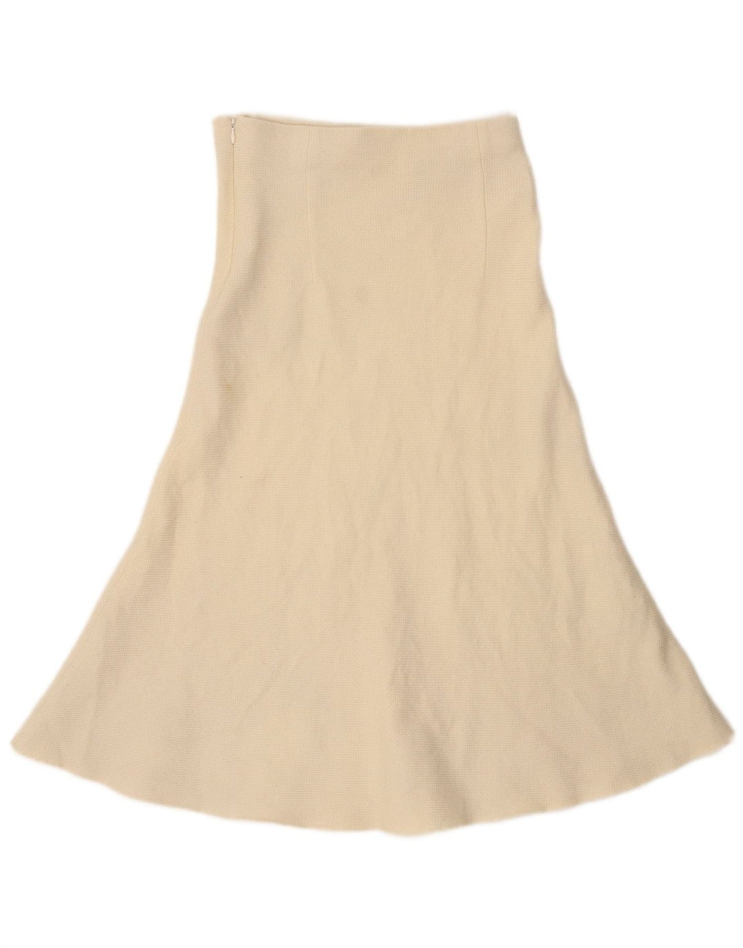 Gonna a trapezio in maglia da donna Zara piccola W26 Beige