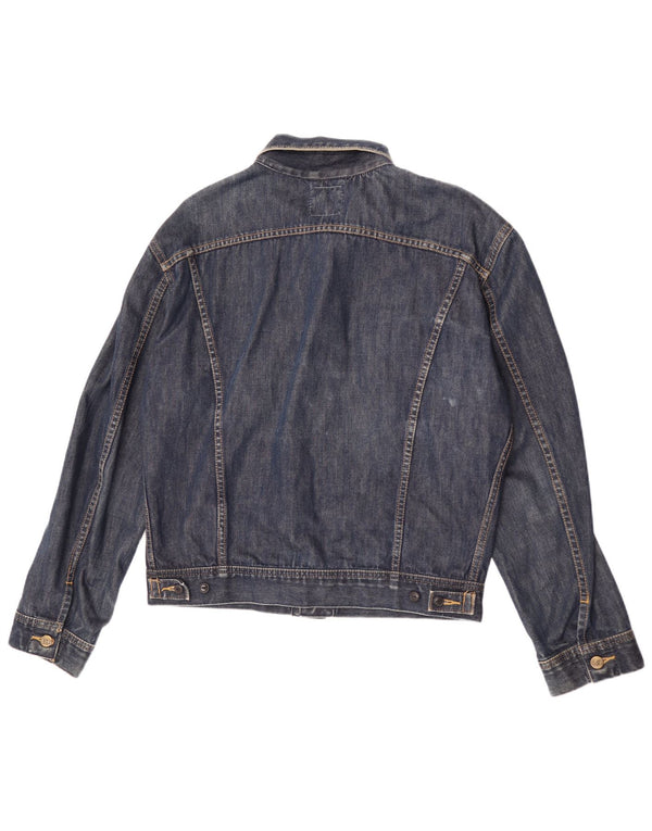 Giacca di jeans da uomo Lee UK 40 grande cotone blu navy