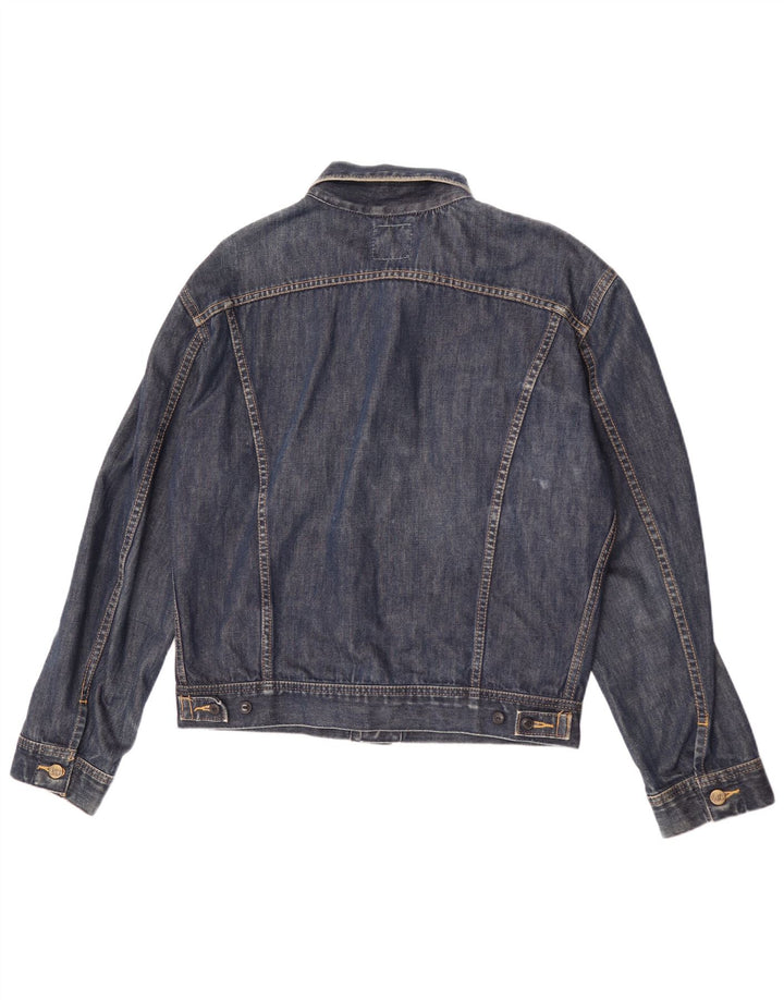Giacca di jeans da uomo Lee UK 40 grande cotone blu navy