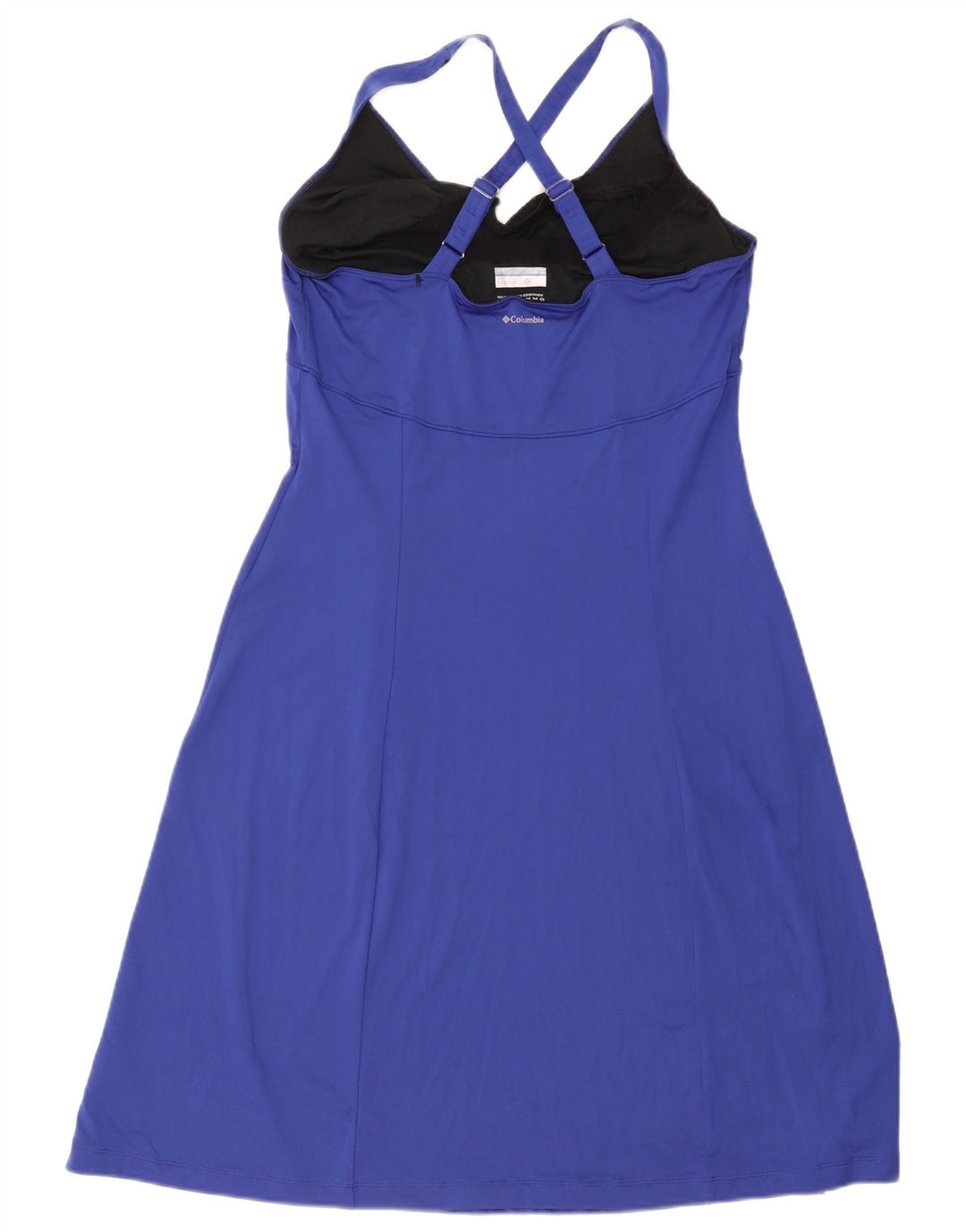 Abito Columbia Omni-Wick Halter da donna UK 14 Grande poliestere blu