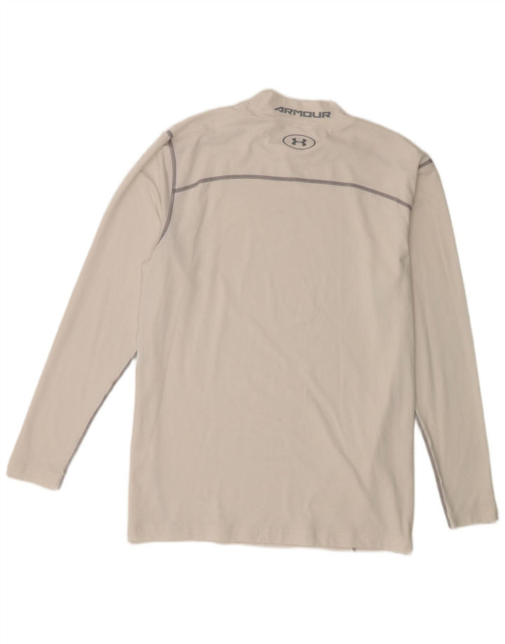 Maglia Under Armour da uomo Cold Gear a maniche lunghe 2XL bianca
