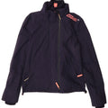 Giacca a vento da donna Superdry Windcheater UK 10 Small in nylon blu navy