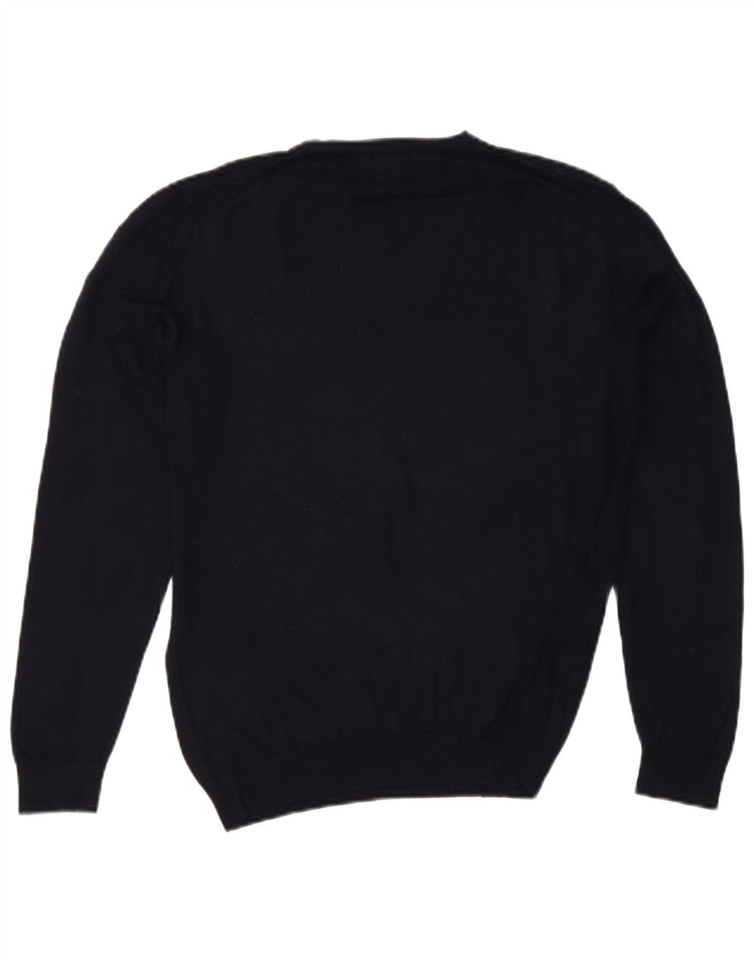 Maglione Zara da donna con scollo a V UK 14 blu navy medio