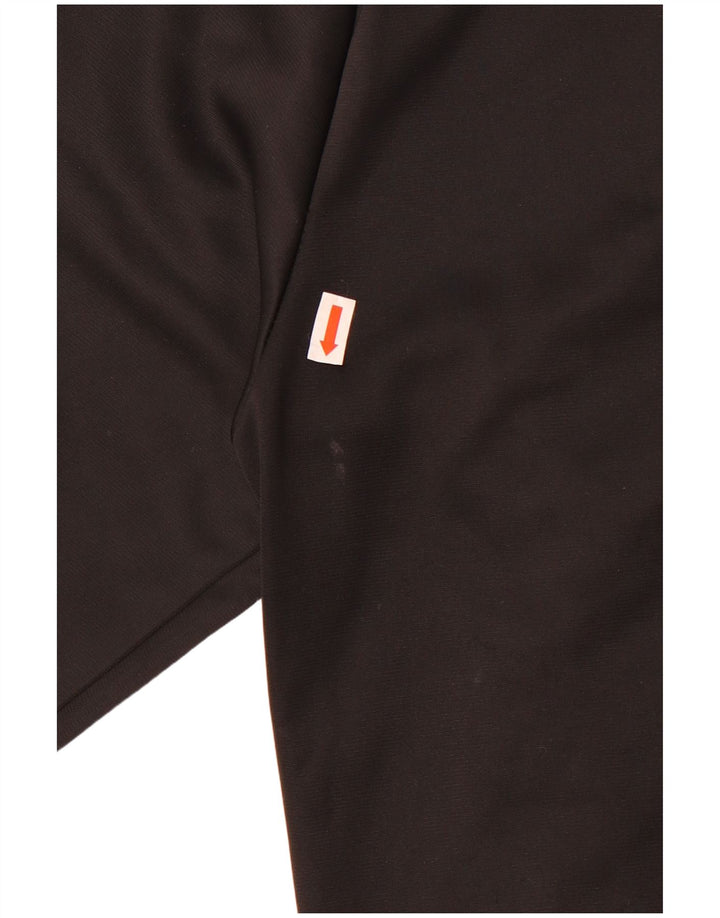 Giacca da ginnastica grafica da uomo Fila piccola in poliestere nero