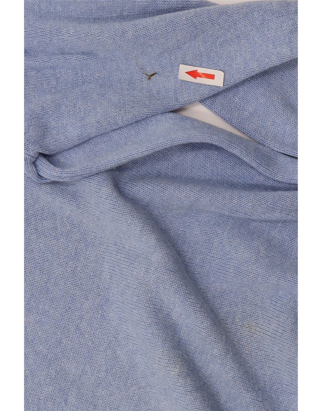 Maglione da uomo con scollo a V Marks & Spencer piccolo cotone blu