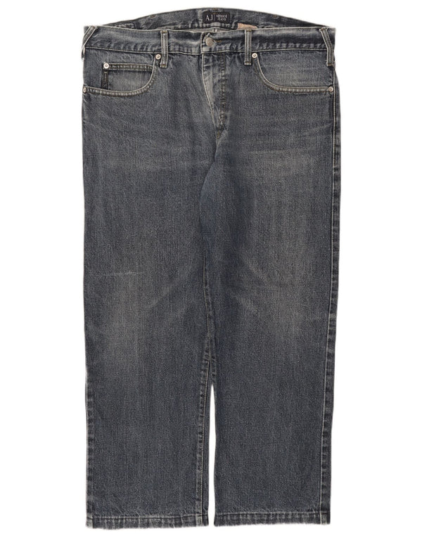 Jeans Cropped Armani Uomo W38 L26 Blu